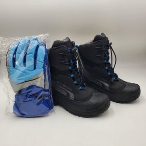 Columbia Omni-Heat Waterproof 400 Grams Winter Boots Thinsulate Youth Size 4